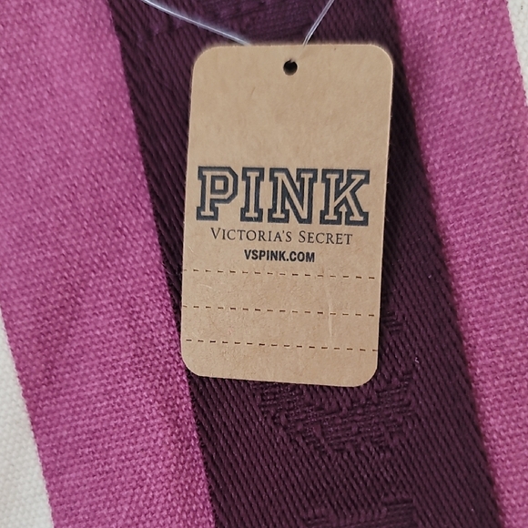 Pink By Victoria's Secret Chic Striped Tote Bag - Picture 2 of 10